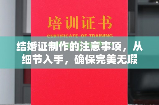 晋中结婚证制作的注意事项，从细节入手，确保完美无瑕