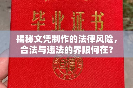 晋中揭秘文凭制作的法律风险，合法与违法的界限何在？