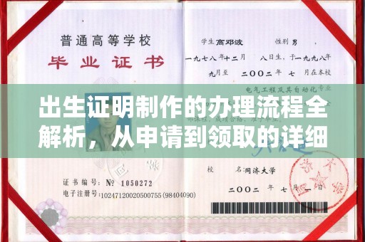 晋中出生证明制作的办理流程全解析，从申请到领取的详细指南