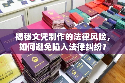 晋中揭秘文凭制作的法律风险，如何避免陷入法律纠纷？
