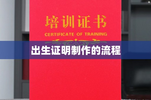 晋中出生证明制作的流程