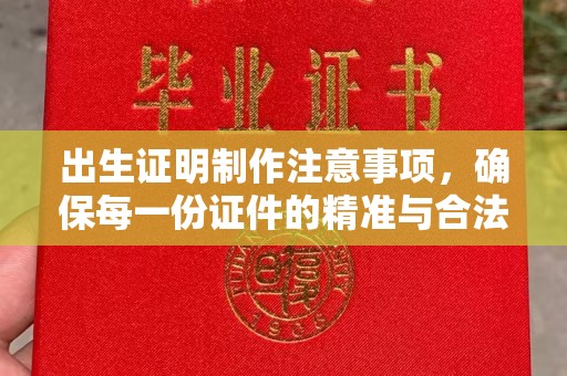 晋中出生证明制作注意事项，确保每一份证件的精准与合法